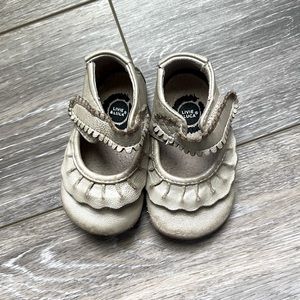 Livie & Luca Metallic Gold Soft Sole Leather Baby Shoes 6-12 months